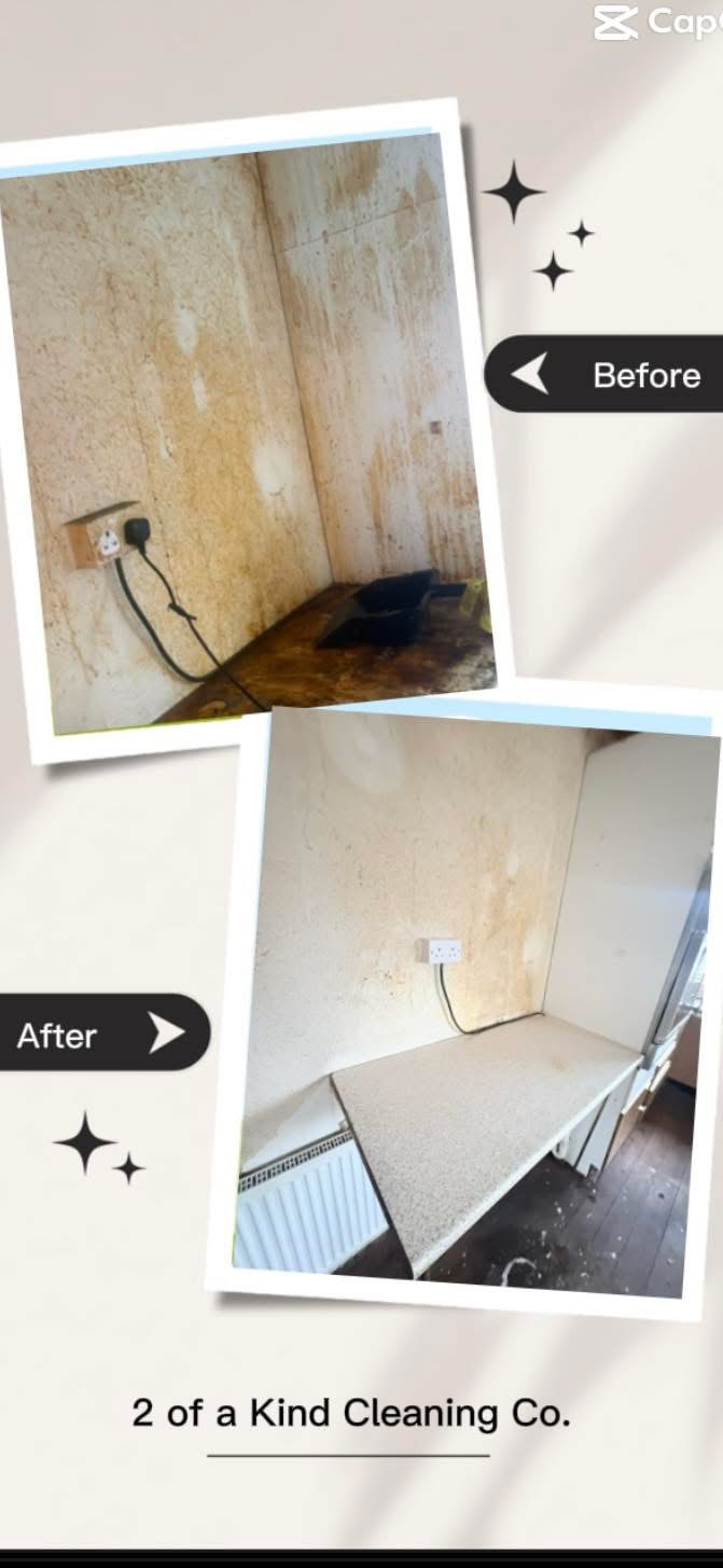 Nicotine & Grime — Before & After — 2 of a Kind Cleaning Company