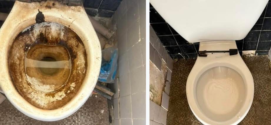 Extreme clean — real job